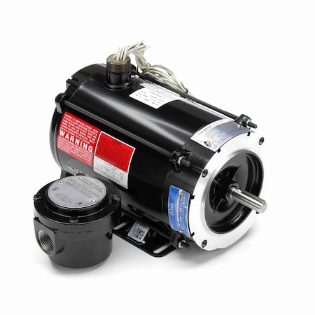 Leeson Motor 0.75 Hp Variable Speed Motor, 3 Phase, 1800 Rpm, 230/460 V, 56C Frame, Epnv Y603